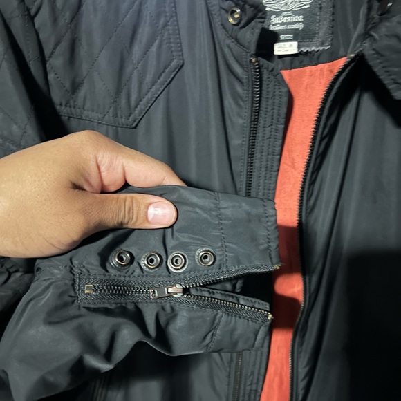 Diesel Black poly Motorcycle Jacket - Picture 2 of 4